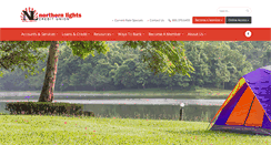 Desktop Screenshot of northernlightscreditunion.net